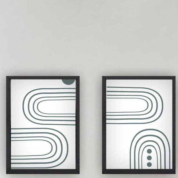4 Modern minimalist ‎ illustrate art print - Picture 3 of 6